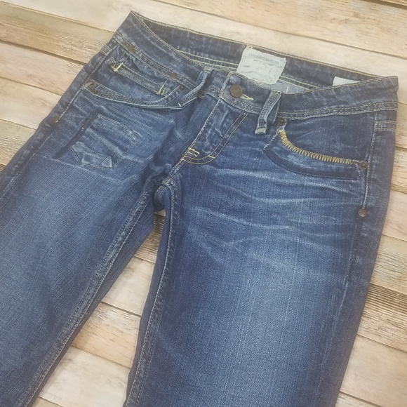 Taverniti So Jeans Courtney Military Patch 28 x 29 - Picture 2 of 8